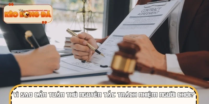 Trách nhiệm người chơi cần nghiêm túc thực hiện
